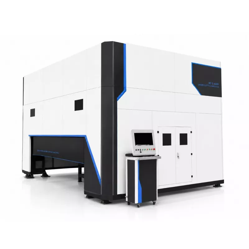 3D femaxlig laserskärmaskin